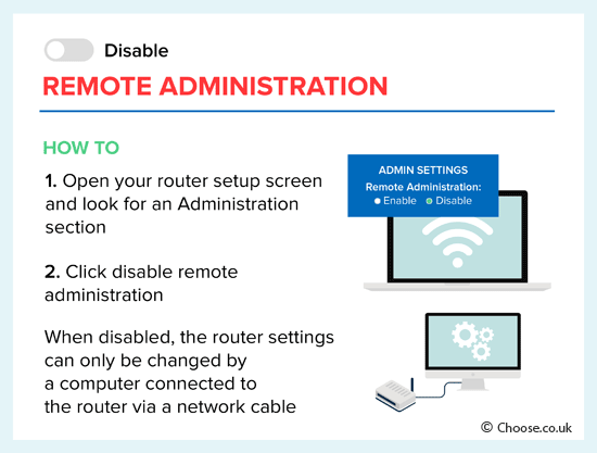 disable remote administration