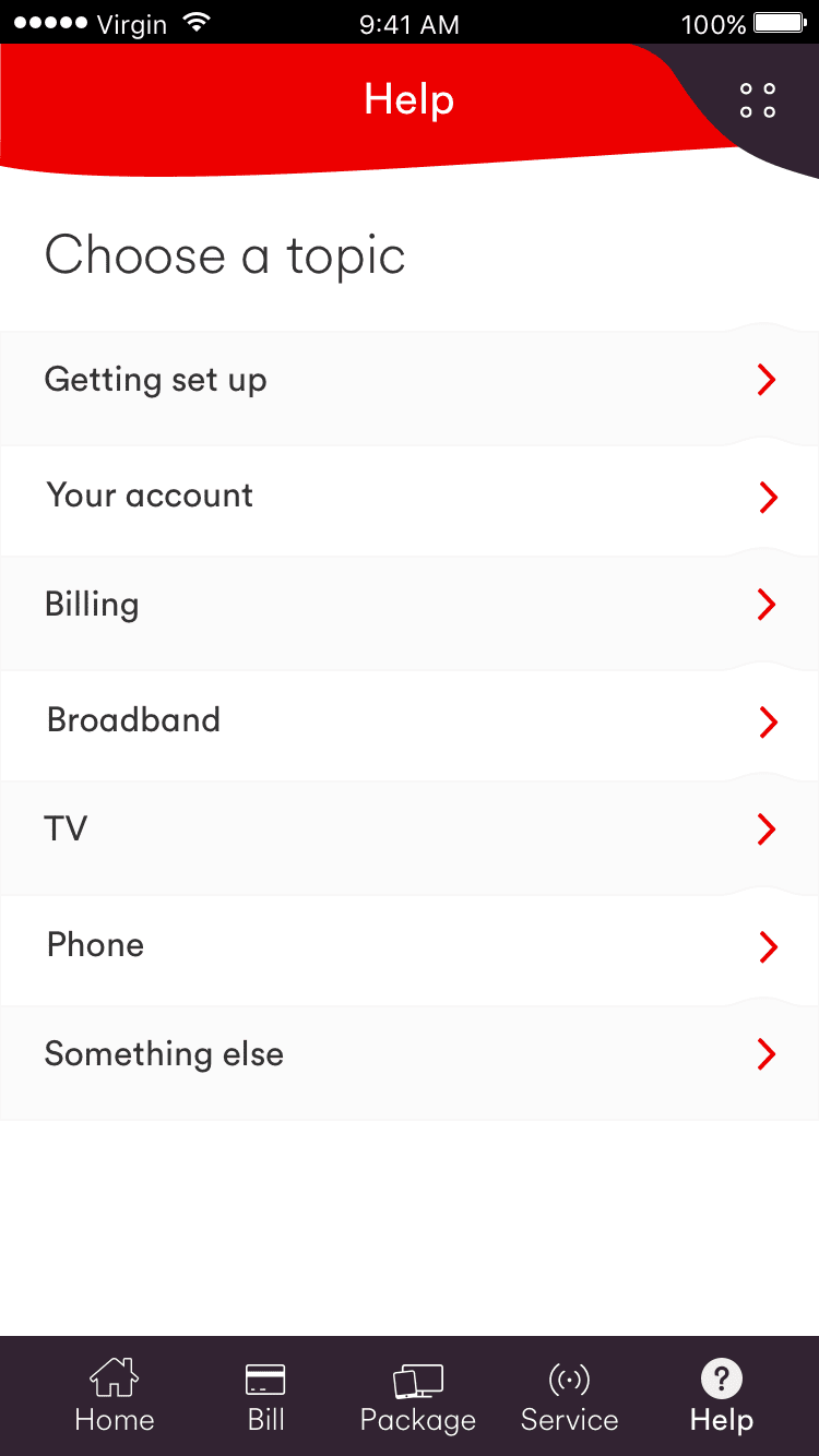 My Virgin Media app