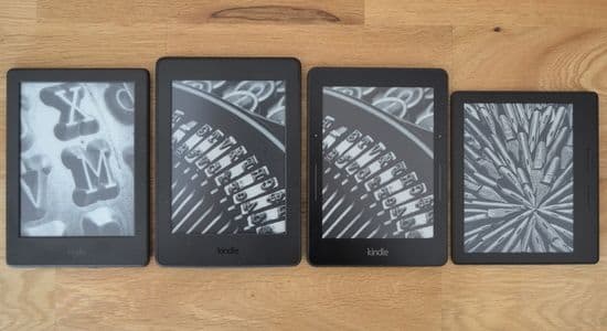 The four Kindles