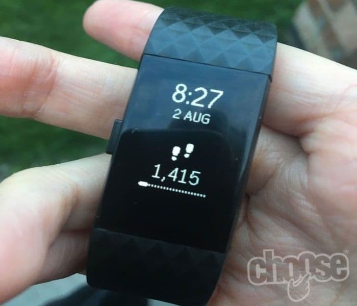 Fitbit Charge 2 display screen