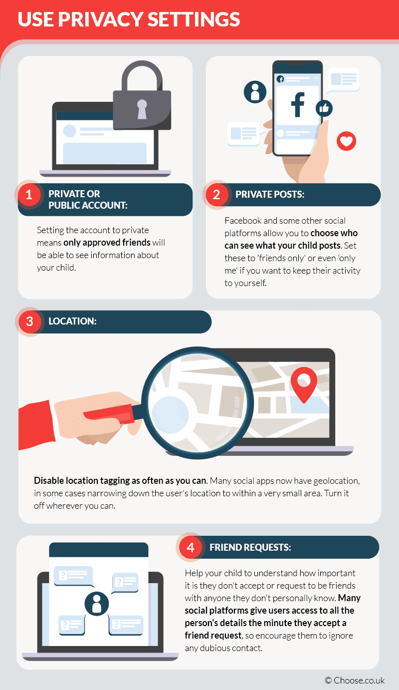 social media privacy settings
