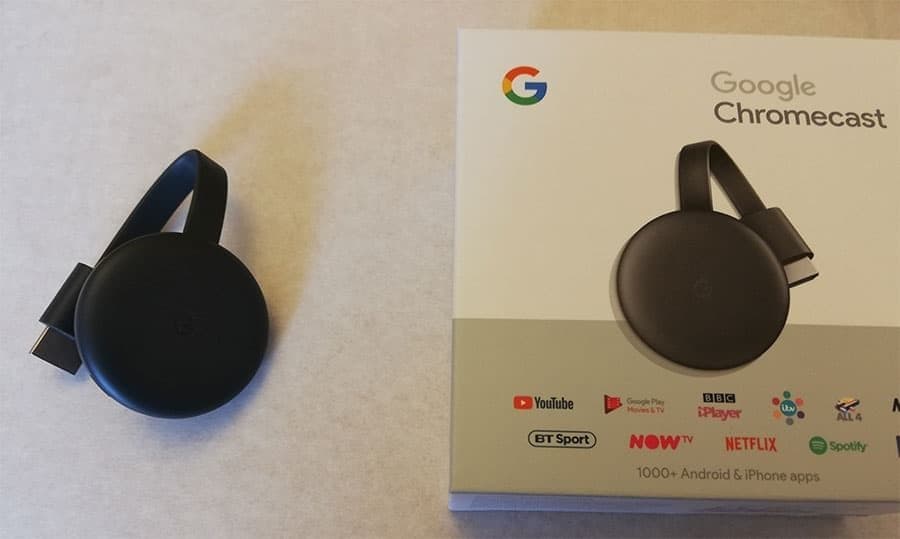 google chromecast smart tv stick