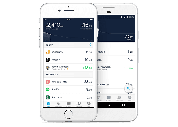 monzo banking app
