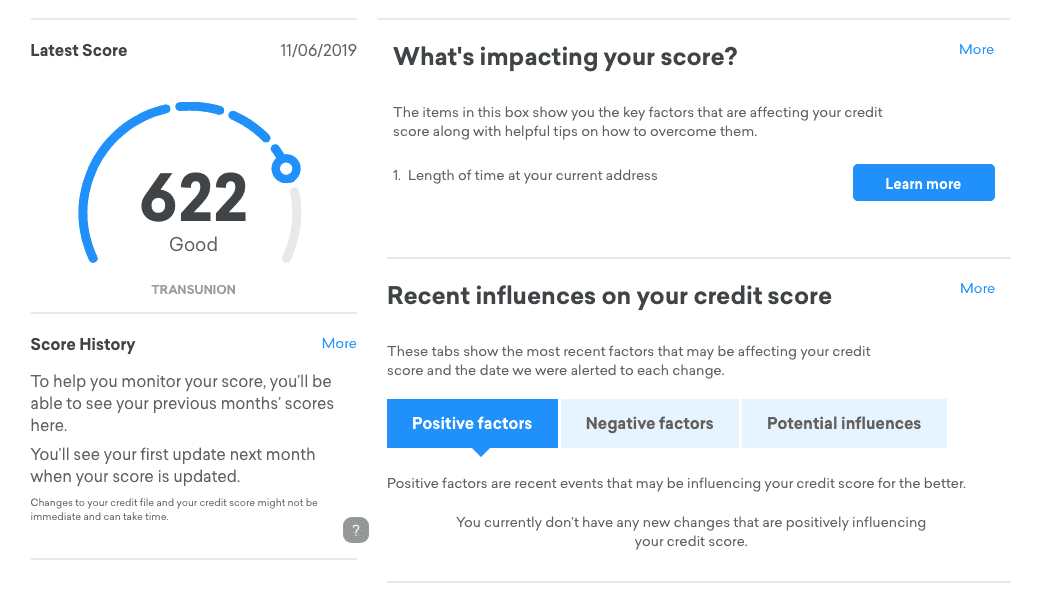 Credit Karma factors