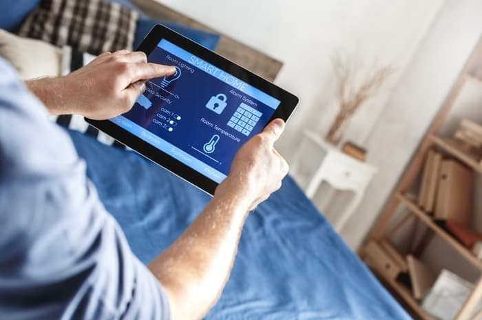 smart home tablet controls