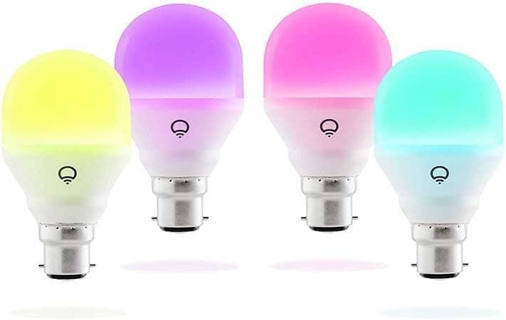 lifx mini colour smart light bulb
