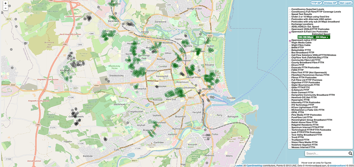 aberdeen broadband coverage