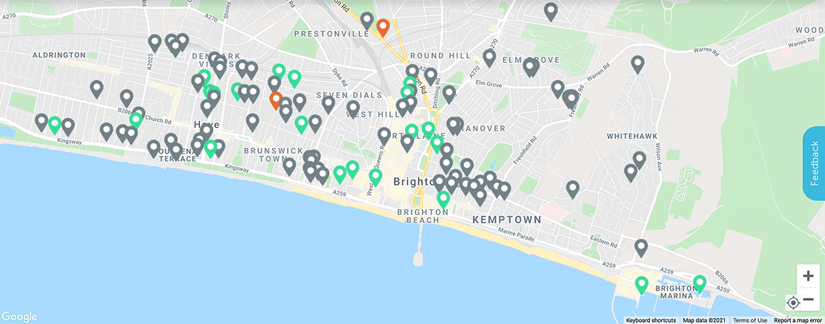 hyperoptic coverage in brighton