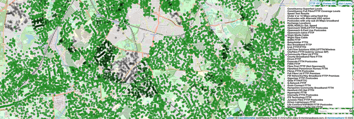 community fibre vs virgin media coverage streatham