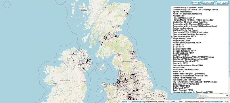 openreach fttp availability map uk