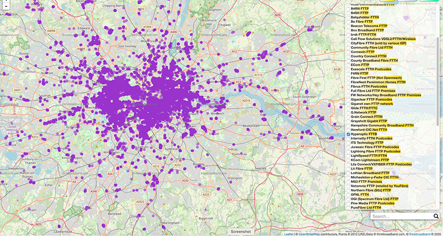 hyperoptic london coverage jan 2023