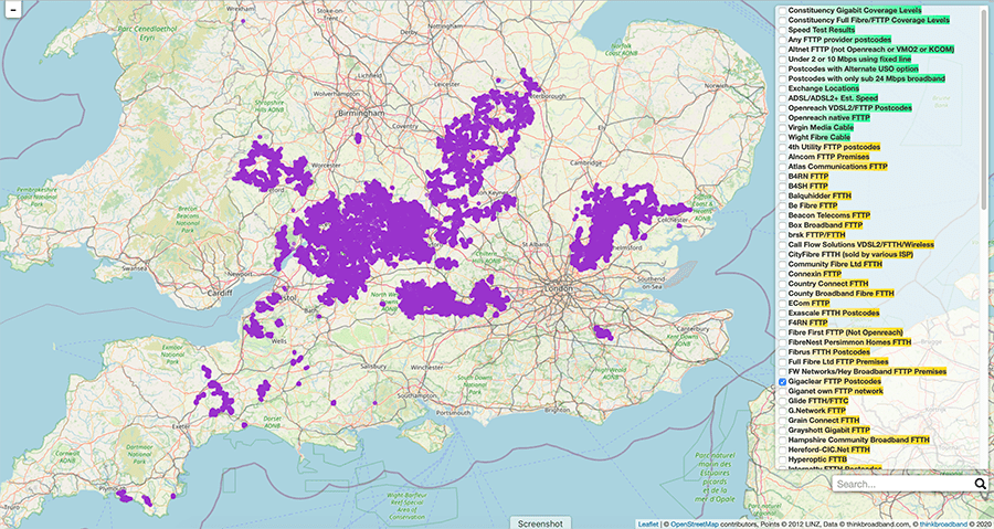 gigaclear rural coverage feb 2023