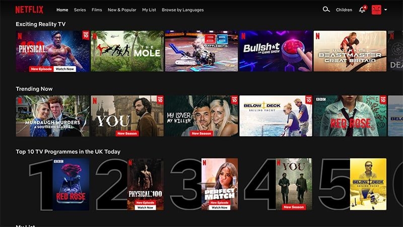 netflix browser