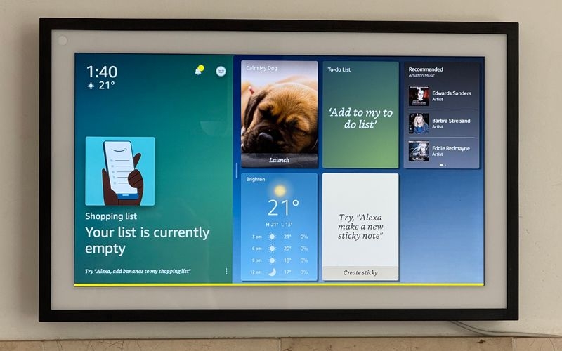 amazon echo show 15 home screen widgets