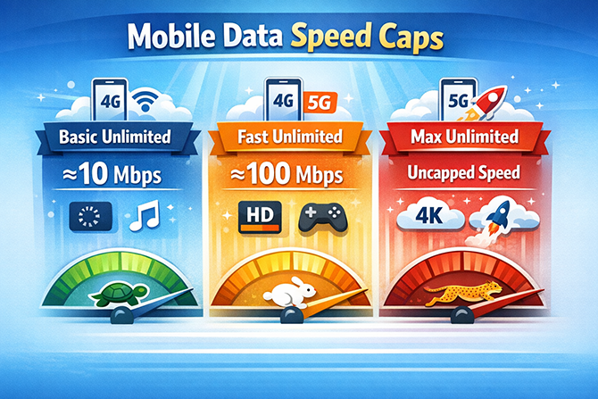 mobile data speed caps