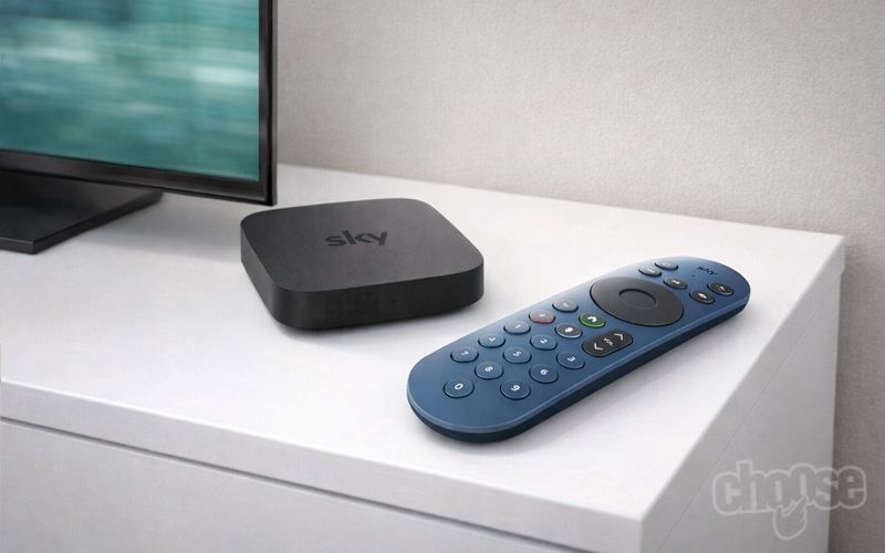 Sky Stream Puck Box and Sky Remote Control