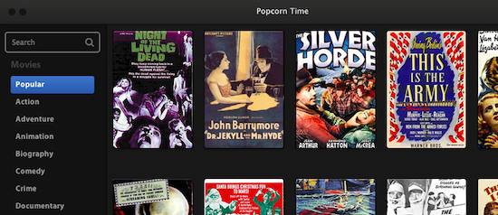 popcorn time screenshot