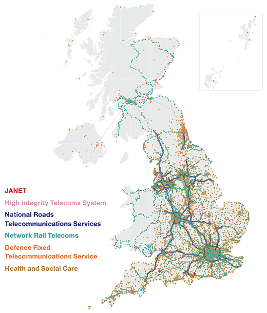 public sector network map