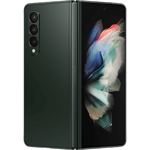 galaxy z fold 3 green